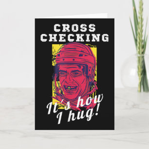 Field Dek Filed Funny Ice Hockey Jersey  Card