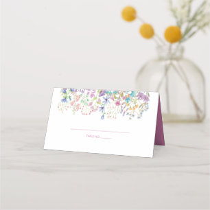 Field Floral Bridal Shower Place Cards