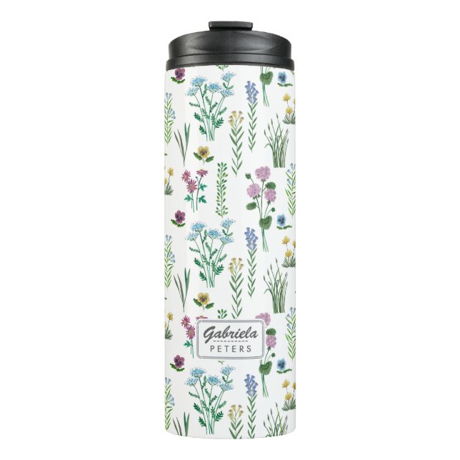 Field Flowers Floral | Thermal Tumbler (Front)