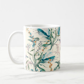 Field Flowers Seamless Pattern Coffee Mug