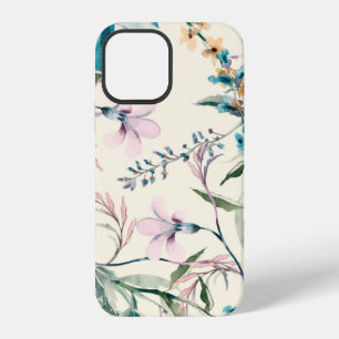 Field Flowers Seamless Pattern iPhone 12 Case