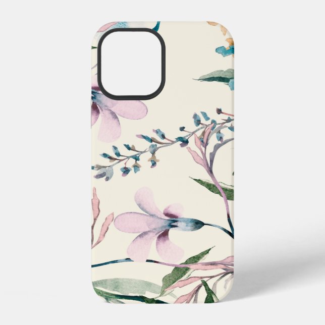 Field Flowers Seamless Pattern iPhone Case (Back)