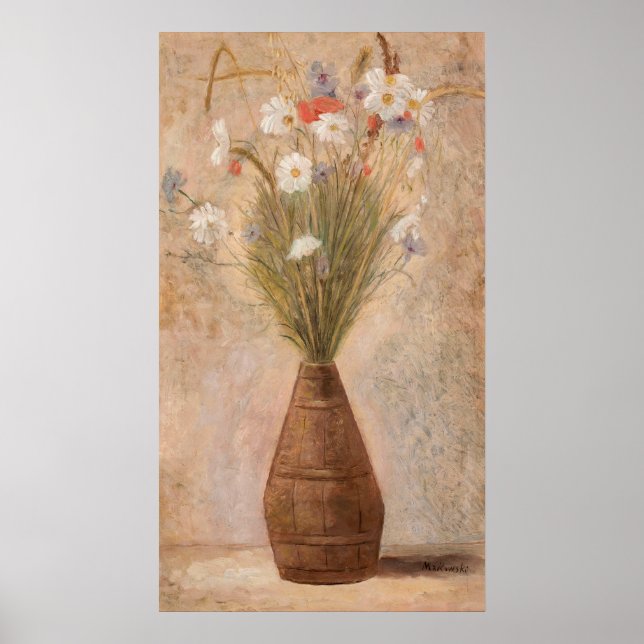 Field Flowers | Tadeusz Makowski Poster (Front)