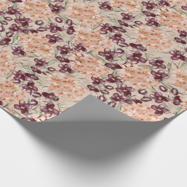 Field flowers Wrapping Paper (Corner)