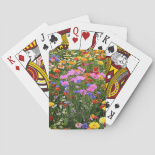 Field Full of Wild Flowers Deck of Playing Cards