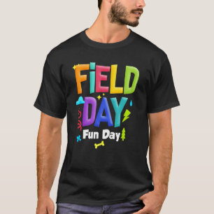 Field Fun Day School Trip Vibes Boys Girls Teacher T-Shirt