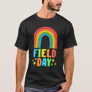 Field Fun Day School Trip Vibes Boys Girls Teacher T-Shirt