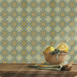 Field Glow Moroccan Mosaic pattern Tile<br><div class="desc">A Moroccan mosaic pattern with field glow colours to transport you into a grassland where grasses and wildflowers grow beautifully.</div>