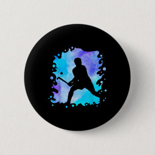 Field Hockey _22 6 Cm Round Badge
