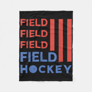 Field Hockey _7 Fleece Blanket