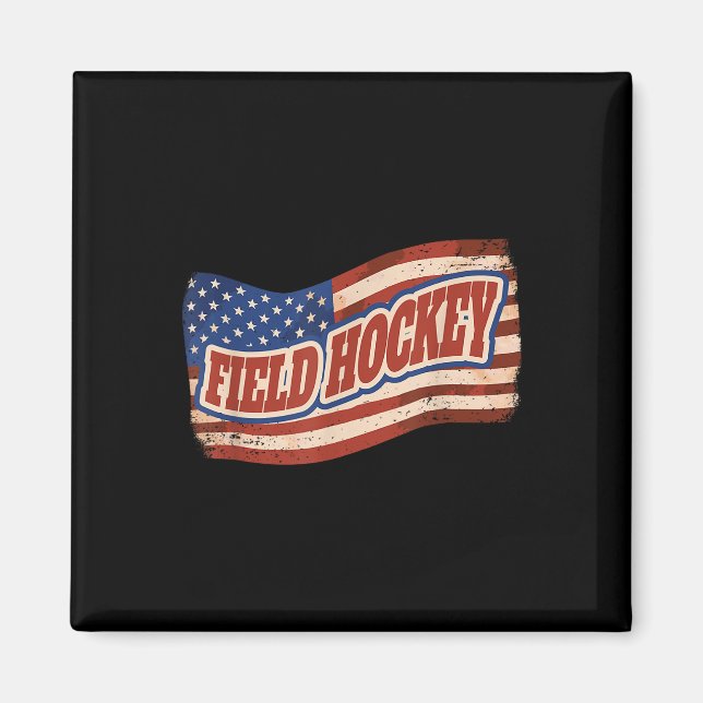 Field Hockey _8  Magnet (Front)