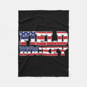 Field Hockey _9 Fleece Blanket
