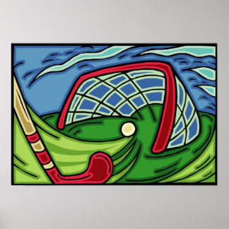 Field Hockey Art Posters