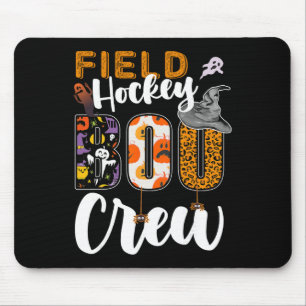 Field Hockey Boo Crew Halloween Matching Player Mouse Pad