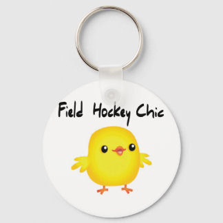Field Hockey Chic Key Ring