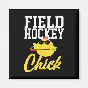 Field Hockey Chicken Field Hockey Chick _1 Magnet