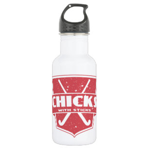 Field Hockey Chicks With Sticks Bottle