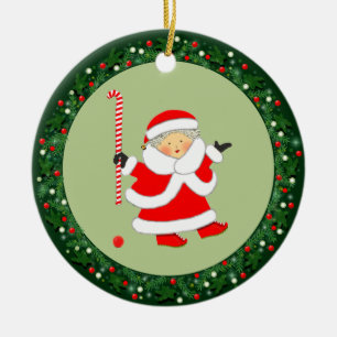 Field Hockey Christmas Collectable Ceramic Tree Decoration