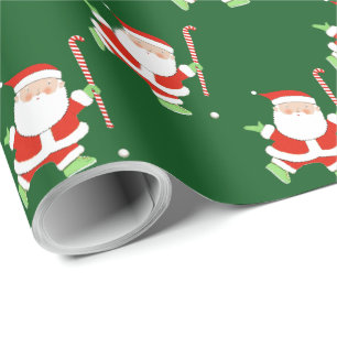 Field Hockey Christmas Holiday Wrapping Paper