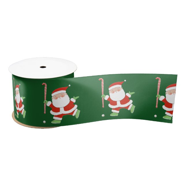 Field hockey Christmas Satin Ribbon (Spool)