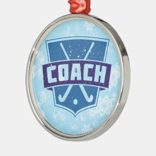 Field Hockey Coach Christmas Decoration