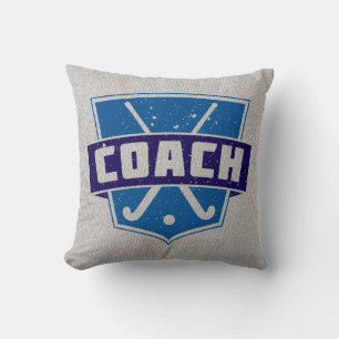 Field Hockey Coach Customisable Pillow