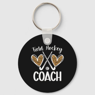 Field Hockey Coach Hearts Field Hockey Coach Key Ring