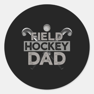 Field Hockey Dad Field Hockey Dad  Classic Round Sticker