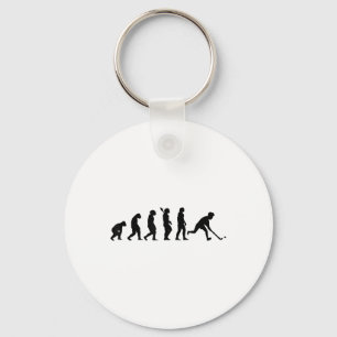 Field Hockey Evolultion Hockey Player Hockey Team Key Ring