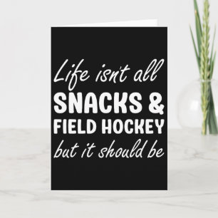 Field Hockey For Women Or Men Field Hockey Player  Card