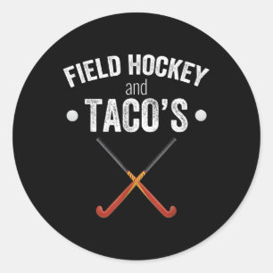 Field Hockey Funny Slogan Pun Gift - Field Hockey  Classic Round Sticker
