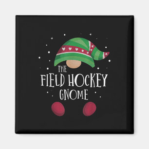 Field Hockey Gnome Family Matching Christmas Pajam Magnet