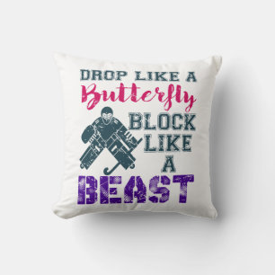 Field Hockey Goalie Block Like A Beast Cushion