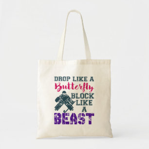 Field Hockey Goalie Block Like A Beast Tote Bag