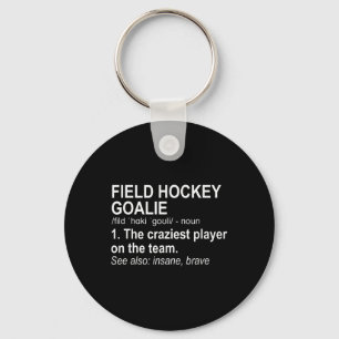 Field Hockey Goalie Definition Key Ring
