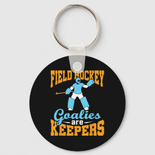 Field Hockey Goalie Goalkeeper Pun Goalies Are Kee Key Ring
