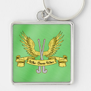 Field Hockey Goalie Key Ring