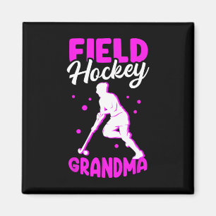 Field Hockey Grandma Player Field Hockey Magnet