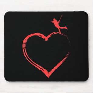 Field Hockey Heart _4 Mouse Pad