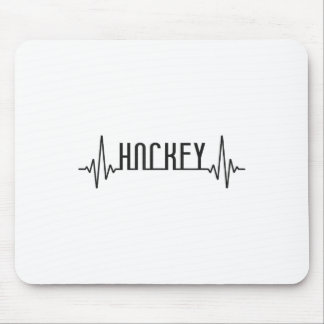Field Hockey Heartbeat Hockey _1 Mouse Pad