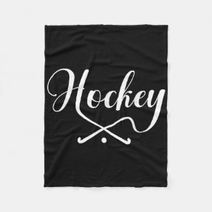 Field Hockey Hockey _3 Fleece Blanket