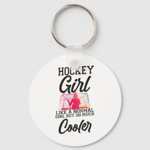Field Hockey Hockey Girl Like A Normal Girl But So Key Ring