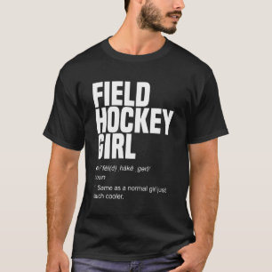 Field Hockey Hockey Stick Turf Sports Hockey Playe T-Shirt