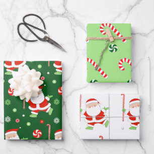 Field Hockey Holiday Gift Wrapping Paper Sheet