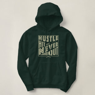 Field Hockey Hustle, Hit & Never Quit Hoodie