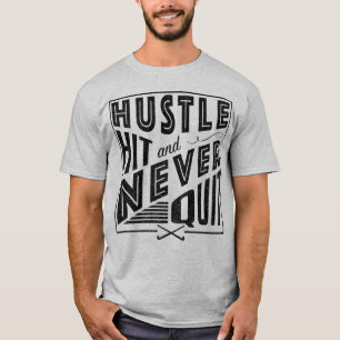 Field Hockey Hustle, Hit & Never Quit Tee