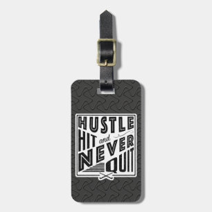 Field Hockey Hustlie Hit & Never Quit Bag Tag