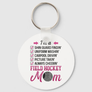Field Hockey I'm A Shin Guard Findin' Field Hockey Key Ring