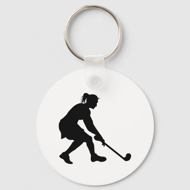 Field Hockey Keychain (Front)