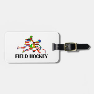 Field Hockey Luggage Tag